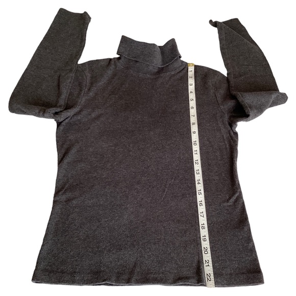 Jones New York Sport Womens Turtleneck Long Sleeves Pullover Charcoal Size Small - Picture 7 of 14